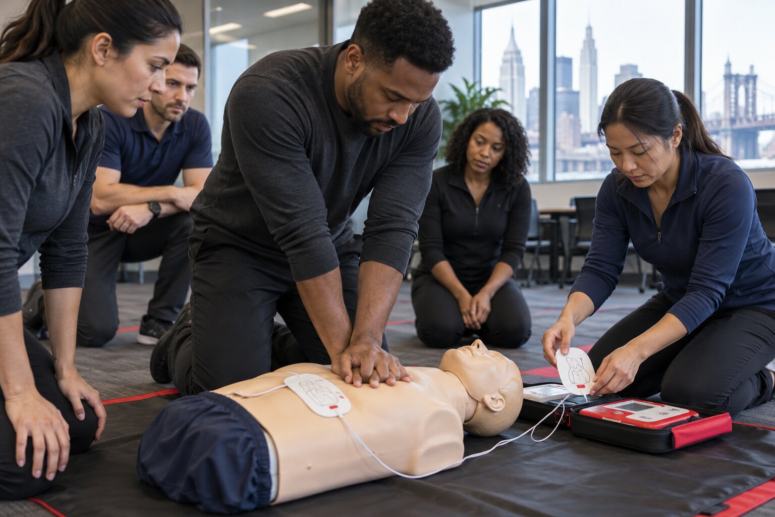 CPR and AED training